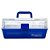 Estojo de Pesca com 3 Divisórias Com Repartiçoes Removivel Azul 30x16x14cm - Deyu - Imagem 1
