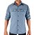 Camisa Hard Safari UV50+ Masculina Cinza Azulado - Hard Adventure - Imagem 3