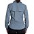 Camisa Hard Safari UV50+ Feminina Cinza Azulado - Hard Adventure - Imagem 4