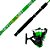 Kit Molinete Fight 200 Verde + Vara 1,20m 8-14Lbs 2p Verde - Imagem 1
