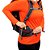 Mochila Técnica Para Camping Hotshot 20 litros Chumbo/Laranja - Curtlo - Imagem 3