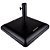 Base Concreto Quadrada 50cm 37kg Preto - Kala - Imagem 1
