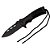 Canivete Semi Automatico Lamina Drop Point 21cm DY 110308 Com Pederneira e Apito- Deyu - Imagem 1
