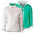 Jaqueta Feminina Puffer Dupla Face Pluma Ganso Branco/Tifanny - Kailash - Imagem 1