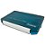 Estojo DW-006 20.5x14.5x3cm Com Repartição Tranparente/Azul - Deyu - Imagem 1