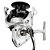 Molinete Ambidestro Harpoon JW 8000 3 Rolamentos Preto - Deyu - Imagem 1