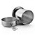 Copo Retrátil Aço Inox 250ml - Dispropil - Imagem 1