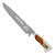 Faca Churrasco 10'' Aço Inox Cabo Resina Trigo - Alma Campeira - Imagem 1