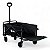 Carrinho Dobrável Transport P 67cm Suporta até 60kg, Ideal para Camping Preto - NTK - Imagem 2