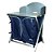 Mesa com Estrutura Alumínio e Tampo MDF 90x49x1,11m Azul - NTK - Imagem 2