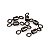 Girador Brass Rolling Swivel Para Pesca 50Un - Marine - Imagem 3