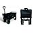 Carrinho Dobrável Para Camping Wagon Capacidade 80kg Preto - Nautika - Imagem 2
