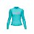 Camiseta De Poliamida FPS 50+ Feminina Com Capuz Azul Bebe - Mar Negro - Imagem 1