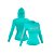 Camiseta De Poliamida FPS 50+ Feminina Com Capuz Azul Bebe - Mar Negro - Imagem 3