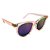 Óculos Polarizado Dark Vision L2401 Casual Lente Rosa Espelhado Armação Rosa Transparente - Yara - Imagem 1