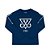 Camiseta Masculina Estampada Manga Longa Azul - Steel Fish - Imagem 3