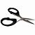 Tesoura Micro-Serrilhada 12cm Preta - Lizard - Imagem 2
