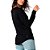 Camiseta Feminina ML Hyper Tee Crew Preta - The North Face - Imagem 2