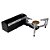 Fogareiro Portátil Dobrável Acendedor Automatico Black - Bel - Imagem 1