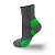 Meia Cano Médio Dots Biotech Chumbo/Verde Limão - Kailash - Imagem 2