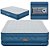 Colchão Inflável Fortech Queen Com Inflador Elétrico Embutido Azul / Bege 110v - Bestway - Imagem 2