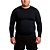Camiseta Manga Longa Heavy Plus Preta - Snugg - Imagem 1