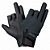 Luva De Pesca Titanium Alpha 3 Cinza Escuro Preto - Shimano - Imagem 1
