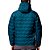 Jaqueta Masculina Delta Ridge II Down Hooded Capuz Everblue Azul Petroleo - Columbia - Imagem 2