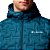 Jaqueta Masculina Delta Ridge II Down Hooded Capuz Everblue Azul Petroleo - Columbia - Imagem 4