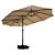 Ombrelone 2.70x4.60m Articulado Triplo Caqui - Atopy - Imagem 2