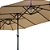 Ombrelone 2.70x4.60m Articulado Triplo Caqui - Atopy - Imagem 3