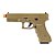 Pistola Airsoft 6mm VG V17 Tan Green Gás Blowback - Rossi - Imagem 1