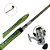 Conjunto De Vara Formato Peixe + Molinete 1rol Cores Sortida Ref. 14444 - Narciso Pesca - Imagem 1