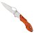 Canivete Gecko 7 Inox Cabo Madeira C/ Clip GE7-MAD - Cimo - Imagem 1