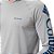 Camiseta Masculina M/L Aurora Com Capuz Cirrus Grey Cinza - Columbia - Imagem 3