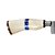 Faca para Churrasco 9'' Cabo Resinado Madre Perola Listra Azul - Facas Cascavel - Imagem 3