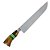 Faca Aço Inox 9'' Cabo Madeira / Resina Verde - Facas Cascavel - Imagem 2