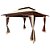 Gazebo Dobrável Elegant 3.6x3.6m Oxford Bege - Bel - Imagem 1