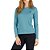 Camiseta Feminia Manga Longa UV50+ Repelente a Inseto Azul Jeans - Oro Adventure - Imagem 1