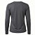 Camiseta Sport Dry Manga Longa Feminina UV50+ Grafite - Oro Adventure - Imagem 3