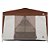 Barraca Para Gazebo Dobrável 3x3m Oasis Bege Marrom - Bel - Imagem 2