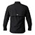 Camisa de Pesca Masculina Classic Plus Preto - Mar Negro - Imagem 2