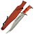 Faca Rambo III 42cm 5276 Com Bainha de Couro Cabo Madeira - Master - Imagem 6