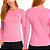 Camiseta Basica Feminina Manga Longa UV50+ Rosa Pantera - Oro Adventure - Imagem 3