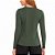 Camiseta Sport Dry Manga Longa Feminina UV50+ Verde Militar - Oro Adventure - Imagem 2