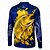 Camiseta de Pesca Masculina Premium Dourado Azul - Mar Negro - Imagem 2