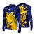 Camiseta de Pesca Masculina Premium Dourado Azul - Mar Negro - Imagem 3