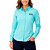 Camisa Feminina Classic Plus Azul Tiffany - Mar Negro - Imagem 1