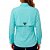 Camisa Feminina Classic Plus Azul Tiffany - Mar Negro - Imagem 2