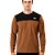 Fleece Masculino Glacier Crew Preto / Marrom - The North Face - Imagem 1